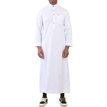 Emirati Arab Thobez – White High Collar – 58R