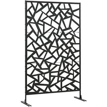 Freestanding Metal Garden Screen