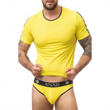 Herren T-Shirt 053412 – Performance-Material, Blickdicht, Sportstreifen, XL