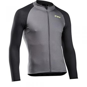 Ropa de Entrenamiento Northwave Blade Gris Oscuro con Reflejo Amarillo Fluorescente – XXL
