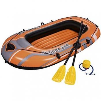 Barca Hinchable Bestway Hydro-Force Kondor 2000 Set 2 Personas Con Remos y Bomba