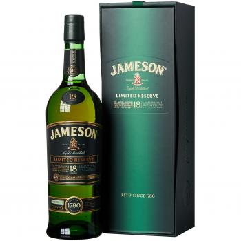 Jameson 18-Year-Old Triple Distilled Irish Whisky – 70 Cl Wooden Gift Set