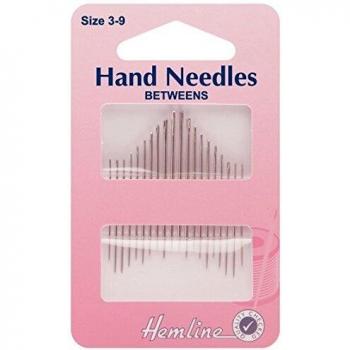 Hemline Hand Sewing Needles Sizes 3-9