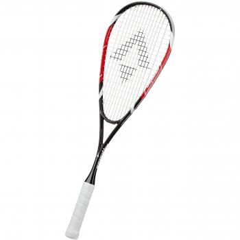 Tecnopro Impulse Squash‑Racket – Schwarzer Schläger, Rot‑Weiß‑Details – One Size