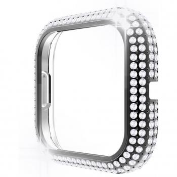 Carcasa de Lujo con Bordes Protegidos para Fitbit Versa 2/3/Sense