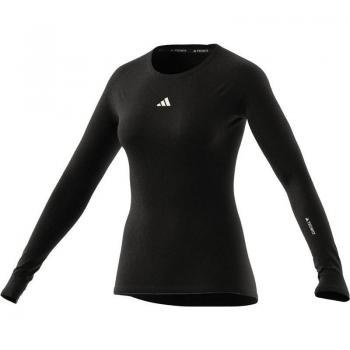 Adidas Tech-Fit Longsleeve Damen XL in Schwarz