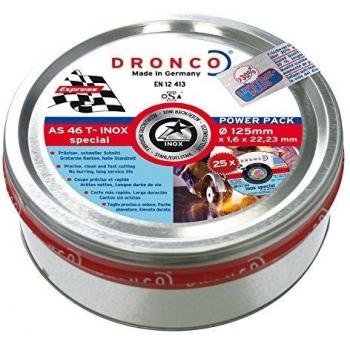 Dronco Discos de Corte Metal 125 x 1,6 mm