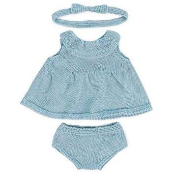 Robe et Diadème Tricotés 38 cm