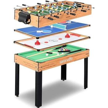Table de Divertissement 4 en 1 SereneLife 122 x 61 cm