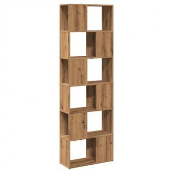 VidaXL Bücherregal Artisan-Eiche 60x24x186 cm