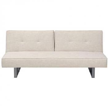 Canapé-lit Clic-Clac Beliani 3 places beige clair