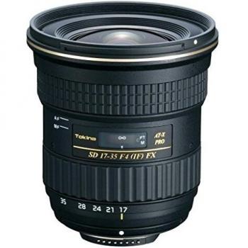 Objetivo de rango focal 17‑35 mm f/4.0 AT‑X Pro FX (Tokina, Nikon) – Negro