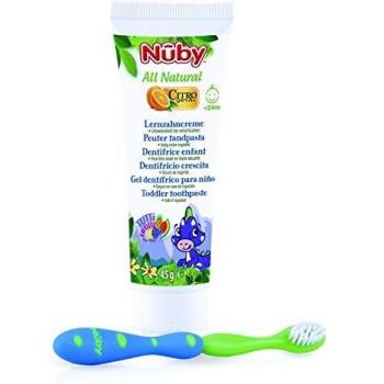 Set Nuby Citroganix 45 g – Dentifricio e Spazzolino in Unico Pacchetto