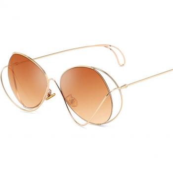 Gafas de Sol de Calle para Mujer con Diseño Ojo de Gato y Marco Hueco