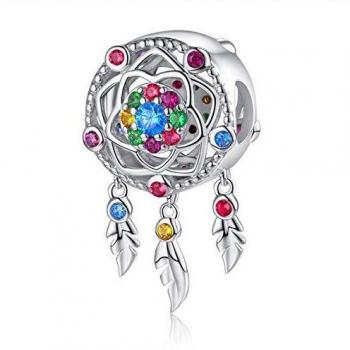 Charms Attrapeur de rêves Argent Sterling 925 pour Bracelet Femme
