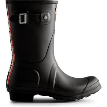 Bota de agua Hunter original short tri colour mujer