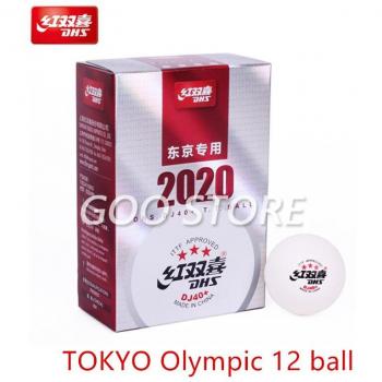 DHS DJ40+ 3-Star Seamed Table Tennis Ball