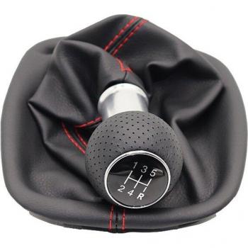 5 6 Speed Gear Shift Knob and Gaiter Boot Cover for VW Passat B5 B5.5