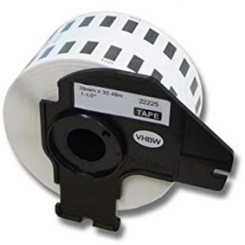 Vhbw 38mm x 30.48m Premium Label Roll for Brother Label Makers
