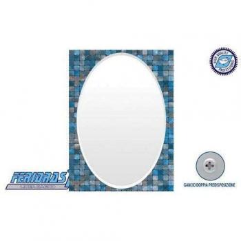 Specchio Ovale Bisellato 65x45