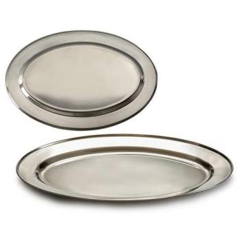 Vassoio in Acciaio Inox Argentato Kinvara 35x2x23 cm – Set da 24