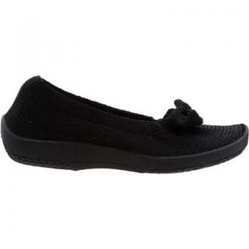 Mocasín Tricotado Negro para Mujer Arcopedico