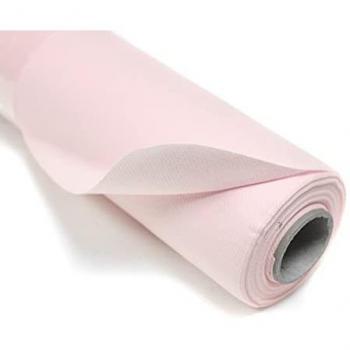 Nappe Papier Intissé Rose Pâle 1.2x6m