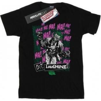 DC Comics Women's Justice League Joker Die Laughing T-Shirt