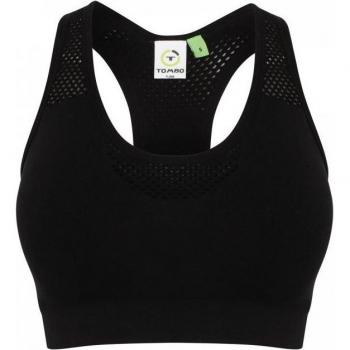 Tombo Damen Sport-BH nahtlos schwarz