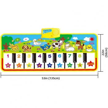 Música Infantil a Paso: Estera con 7 Tonos