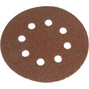 Faithfull Hook & Loop Sanding Disc DID3 Holed 125mm Very Fine (Pack 5) FAIADHL12