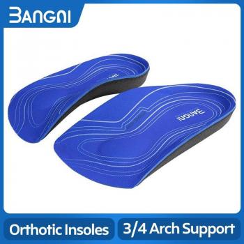 Insertos Ortopédicos 3/4 con Soporte de Arco para Dolor en el Talón y Pies Planos