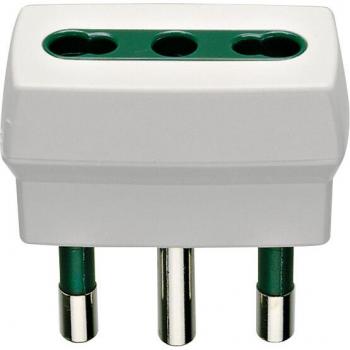 Adaptador de Toma Vimar 00300B 16A Bipasa Blanco
