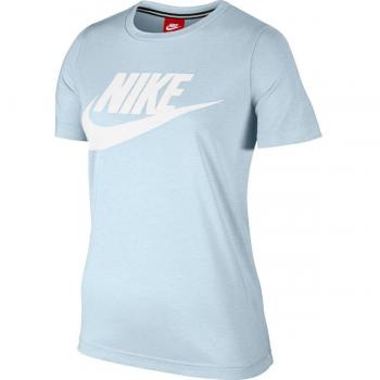 Camiseta Nike Hybrid Esencial, Mujer, Azul (Glaciar/Blanco), S