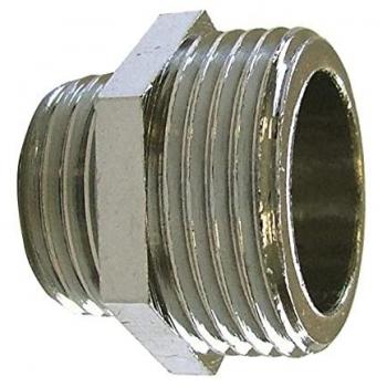 Mamelon Réduit Double Mâle 20/27X12/17 Chromé – GARIS D050026