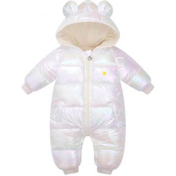 Hooded Baby Winter Overalls
