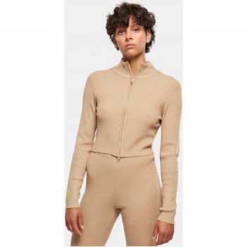 GT Women’s Short-Cropped Rib Knit Cardigan (Urban)