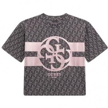 T-shirt Guess Noir pour Enfants