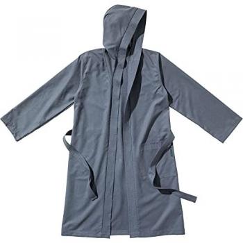 Microfibre Cocoon Accappatoio Leggero Grigio Ancor L