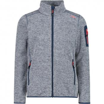 Veste CMP en tricot jacquard Femme bleue