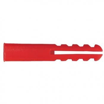 Fixall Plastic Dowel Plugs 50 x 20 mm Red for Screws M6-M12