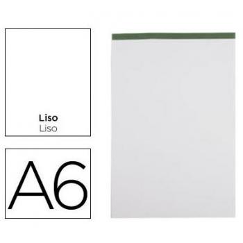 Bloc de notas liso A6 80 hojas 60 g/m2