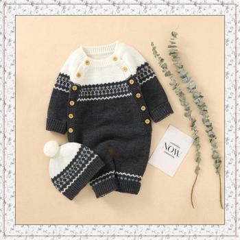 Winterpullover für Babys und Kleinkinder, aus Wolle, lange Ärmel