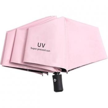Sombrilla Auto‑Reguladora 3‑Pliegue, Anti‑UV, Tema Oso Lluvia