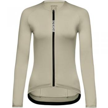 Damenlangarm‑Radtrikot “Spinshift” – Beige, L – GOREWEAR