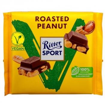 Ritter Sport Erdnuss-Veganer Snack 100 g, 11er Pack