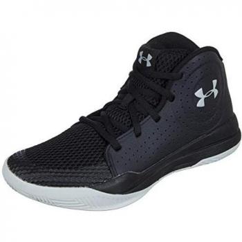 Under Armour Children’s Jet Running Footwear – Black & Gray, UK 3.5