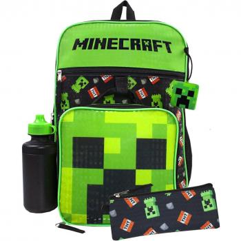Pack de Mochilas Minecraft TNT Creeper (5 Unidades)