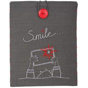 I‑Pad Cover Smile Vervaco – Vorgezeichnetes Stickbild (Auslaufmodell)