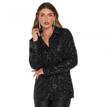 Midnight Shine Long‑Tee, Size 12